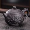 1-29.jpg Large Chinese Purple Clay Teapot with Auspicious Dragon and Floating Clouds Pattern