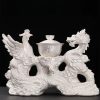 1-63.jpg Majestic Chinese Handmade Ceramic Gongfu Tea Cup Set with Silver Dragon Phoenix Lazy Semi-Automatic Design