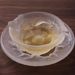 2-3-1.jpg Vintage Chinese Gongfu Tea Cup Colored Glaze Dragon Entwined Tea Cup