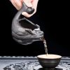 4-52.jpg Ancient Sculptural Five Dragon Chinese Black Pottery Semi-Automatic Gongfu Tea Pot Set