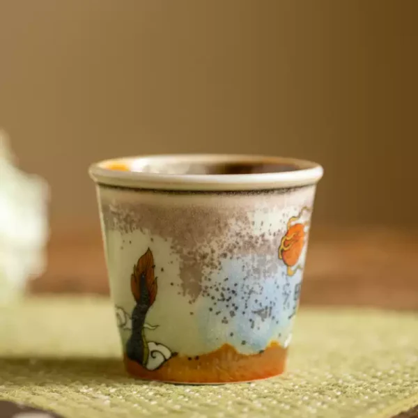 4.webp Handmade Chinese Jingdezhen Ceramic Ugly Cute Dragon Gongfu Tea Cup Chawan