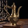 Ancient-Tall-Dragon-and-Phoenix-Theme-Handcrafted-Brass-Teapot-Antique-for-Sale-3.jpg Ancient Tall Brass Teapot with Dragon and Phoenix Theme Handcrafted for Sale