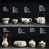 Golden Dragon Traditional Antique Pattern Ceramic Ancient Chinese Tea Ceremony Set