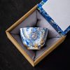b-2.jpg Hand Painted Gold Inlaid Blue Dragon Ceramic Gong Fu Tea Cup