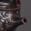 c-22.jpg Large Capacity Antique Chinese Purple Pottery Dragon Teapot Exquisitely Carved Dragon Finish