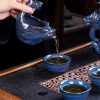 c-51.jpg Exquisite Chinese Vintage Blue Majestic Five Dragon Head Kungfu Tea Sets Lazy Semi-Automatic
