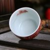 d-12.jpg Vintage Alum Red Underglaze Painting Dragon Chinese Chawan Gongfu Tea Cup