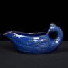 d-46.jpg Traditional Chinese Antique Blue Dragon Phoenix Porcelain Gongfu Tea Set with Lazy Semi-Automatic Design