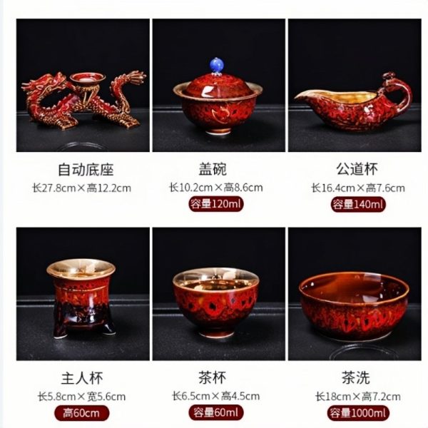 e-29.jpg Handmade Antique Chinese Red Kiln Change Lazy Semi-Automatic Dragon Themed Porcelain Tea Set